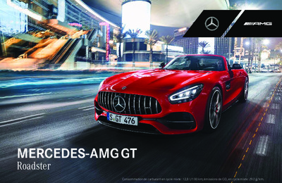 Couverture Brochure Mercedes-Benz AMG GT