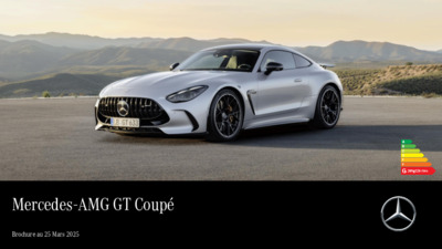 Couverture Brochure Mercedes-Benz AMG GT