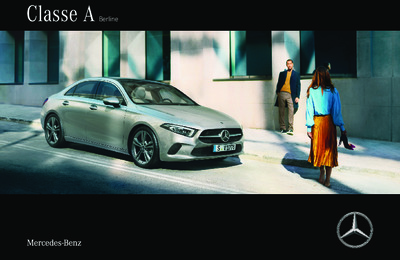 Couverture Brochure Mercedes-Benz Classe A Berline
