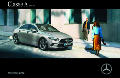 Couverture Brochure Mercedes-Benz Classe A Berline