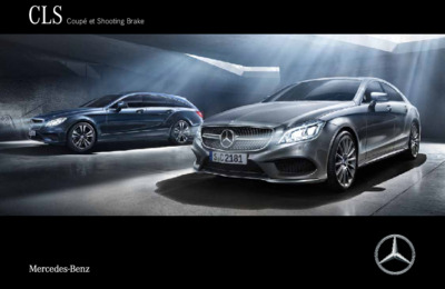 Couverture Brochure Mercedes-Benz Classe CLS