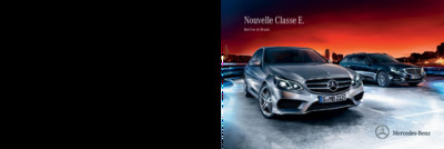 Couverture Brochure Mercedes-Benz Classe E