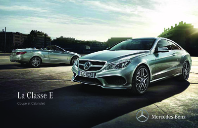 Couverture Brochure Mercedes-Benz Classe E Coupé