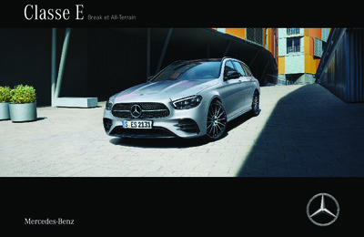 Couverture Brochure Mercedes-Benz Classe E Break