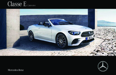 Couverture Brochure Mercedes-Benz Classe E Cabriolet