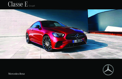 Couverture Brochure Mercedes-Benz Classe E Coupé