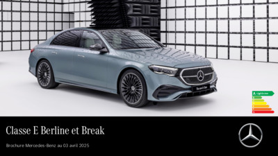 Couverture Brochure Mercedes-Benz Classe E Break