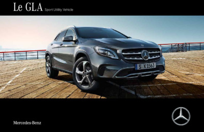 Couverture Brochure Mercedes-Benz Classe GLA