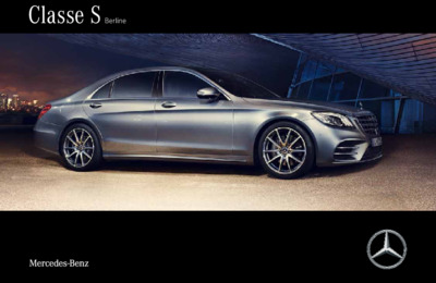 Couverture Brochure Mercedes-Benz Classe S