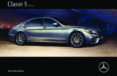 Couverture Brochure Mercedes-Benz Classe S