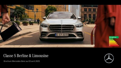 Couverture Brochure Mercedes-Benz Classe S