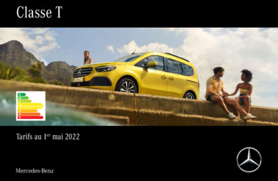 Couverture Brochure Mercedes-Benz Classe T