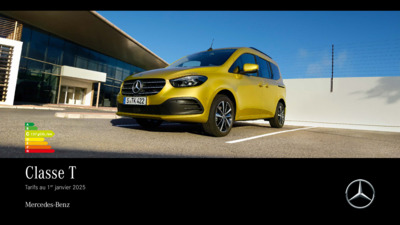 Couverture Brochure Mercedes-Benz Classe T