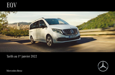 Couverture Brochure Mercedes-Benz EQV