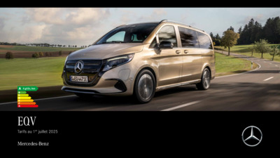 Couverture Brochure Mercedes-Benz EQV
