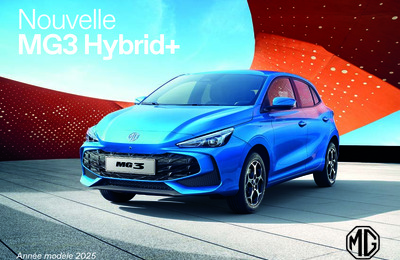 Couverture Brochure MG MG3