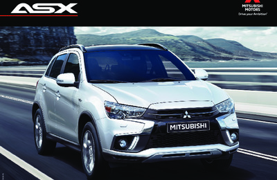 Couverture Brochure Mitsubishi ASX