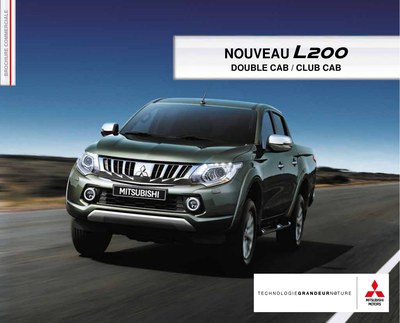 Couverture Brochure Mitsubishi L200