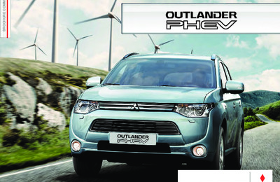 Couverture Brochure Mitsubishi Outlander