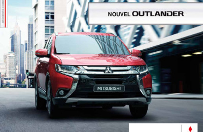 Couverture Brochure Mitsubishi Outlander