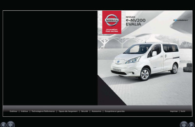 Couverture Brochure Nissan e-NV200