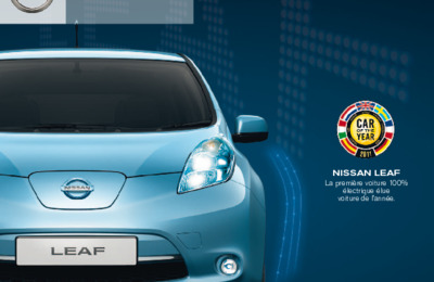 Couverture Brochure Nissan Leaf