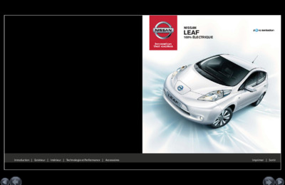Couverture Brochure Nissan Leaf