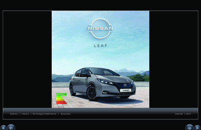 Couverture Brochure Nissan Leaf