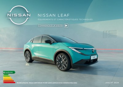 Couverture Brochure Nissan Leaf