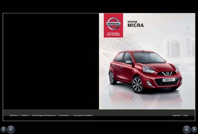 Couverture Brochure Nissan Micra