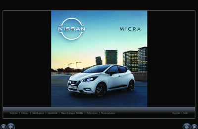 Couverture Brochure Nissan Micra