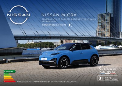 Couverture Brochure Nissan Micra