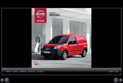 Couverture Brochure Nissan NV250