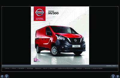 Couverture Brochure Nissan NV300