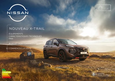 Couverture Brochure Nissan X-Trail