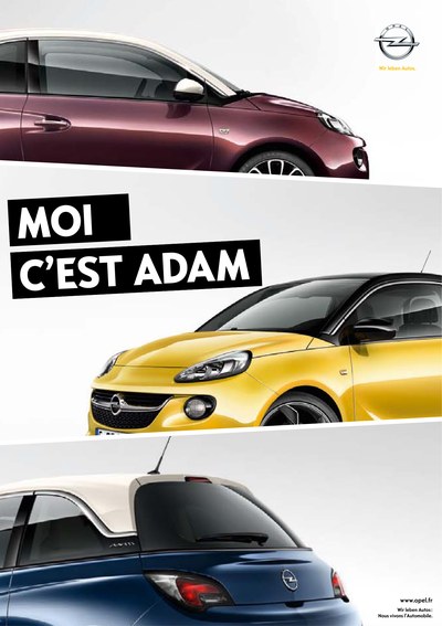Couverture Brochure Opel Adam