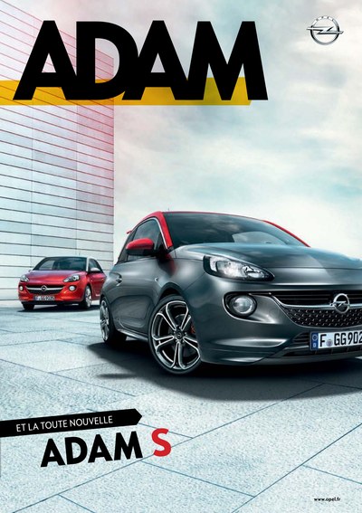 Couverture Brochure Opel Adam