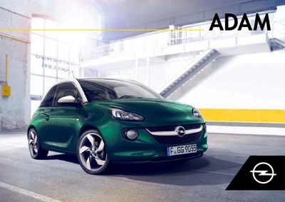 Couverture Brochure Opel Adam
