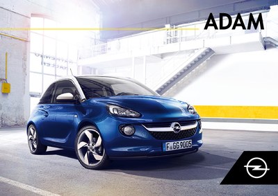 Couverture Brochure Opel Adam