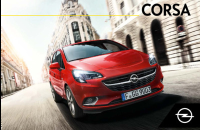 Couverture Brochure Opel Corsa
