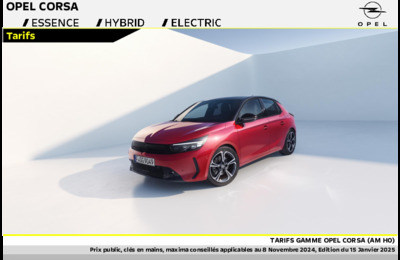 Couverture Brochure Opel Corsa