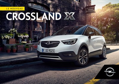 Couverture Brochure Opel Crossland