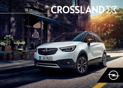 Couverture Brochure Opel Crossland