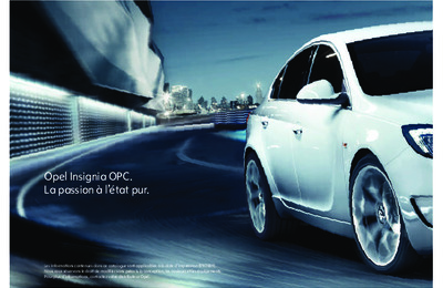 Couverture Brochure Opel Insigna