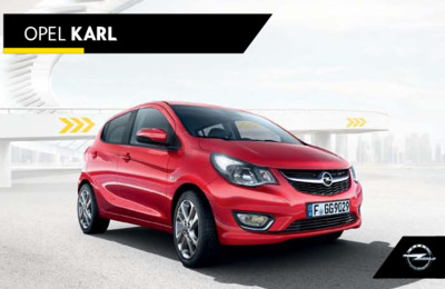 Couverture Brochure Opel Karl