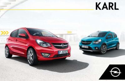 Couverture Brochure Opel Karl