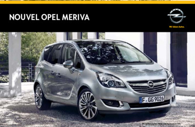 Couverture Brochure Opel Meriva