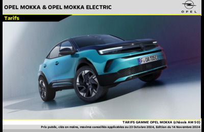 Couverture Brochure Opel Mokka
