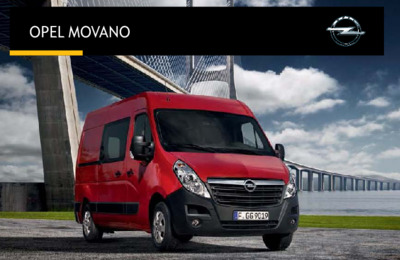 Couverture Brochure Opel Movano