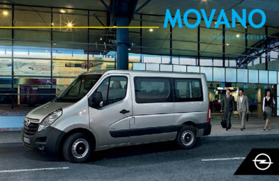 Couverture Brochure Opel Movano